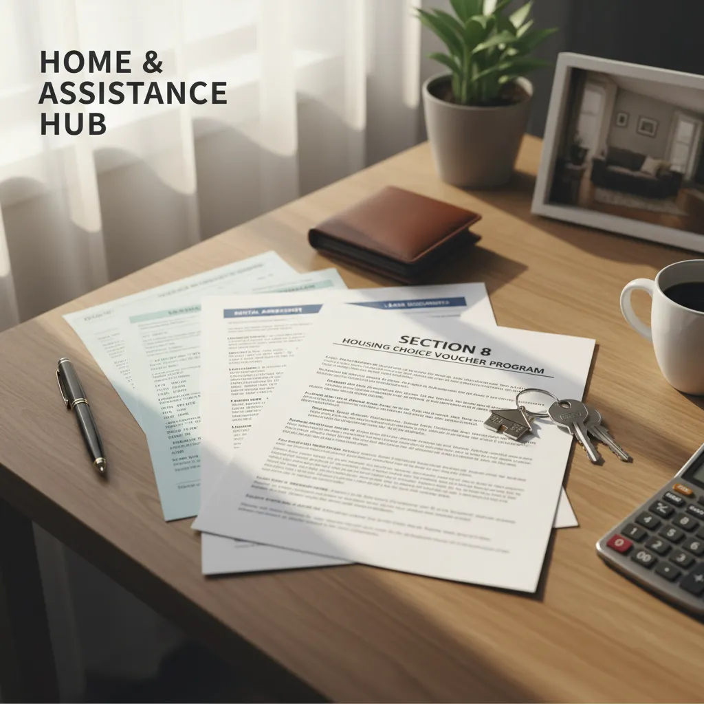 Person reviewing housing documents and inheritance paperwork